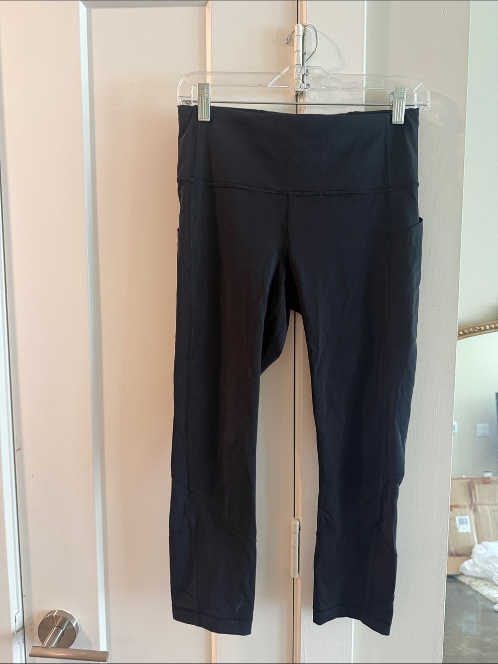 lululemon athletica Black Leggings with Side Pockets